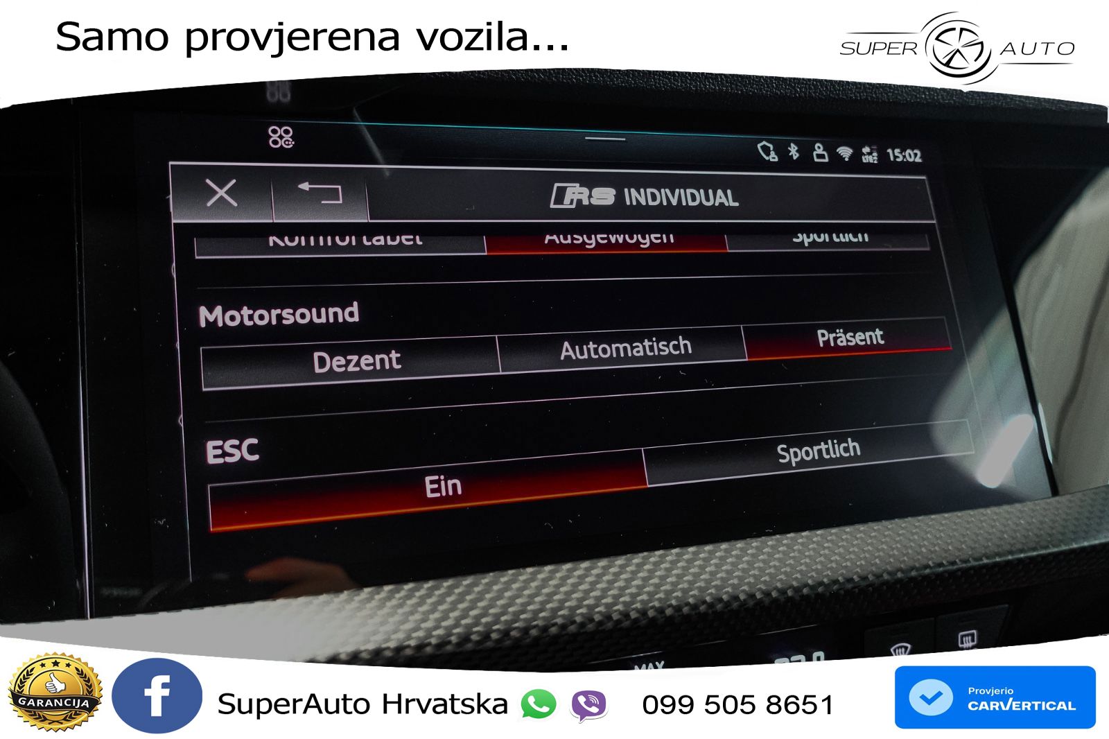 Audi RS3 Sportback 2.5 TFSI (400 KS) quattro S tronic LED+GR SJED+ACC