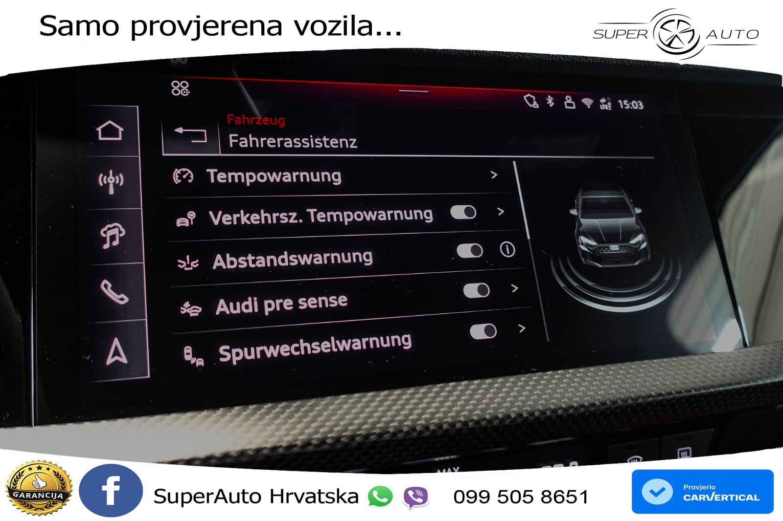 Audi RS3 Sportback 2.5 TFSI (400 KS) quattro S tronic LED+GR SJED+ACC