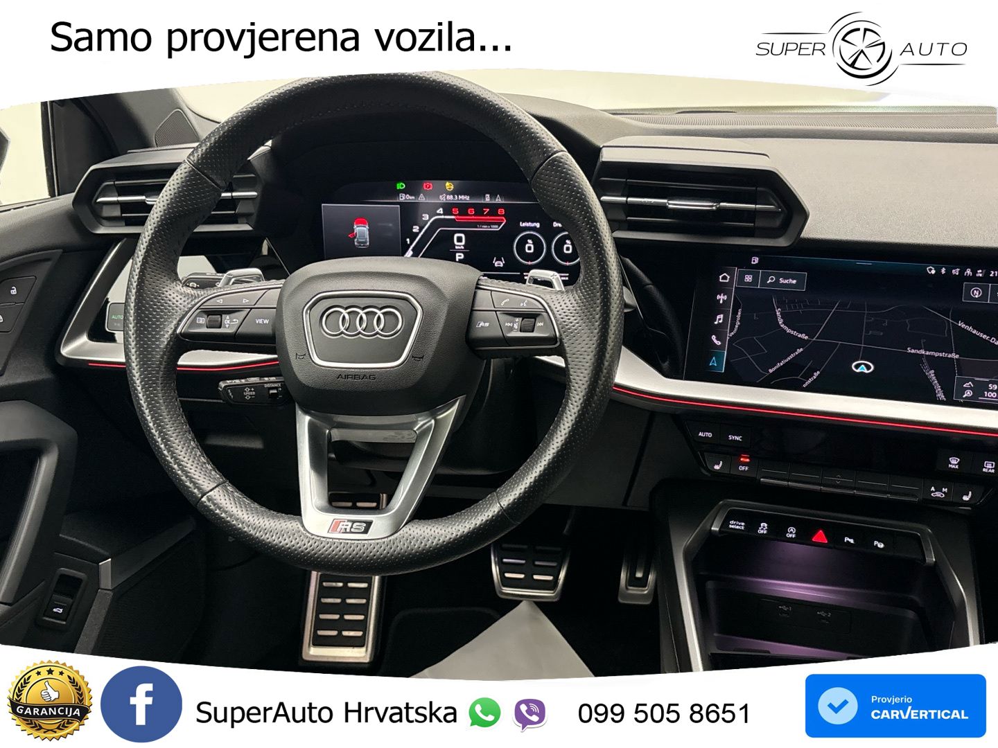 Audi RS3 Sedan 2.5 TFSI (400 KS) quattro S tronic LED+GR SJED+ACC