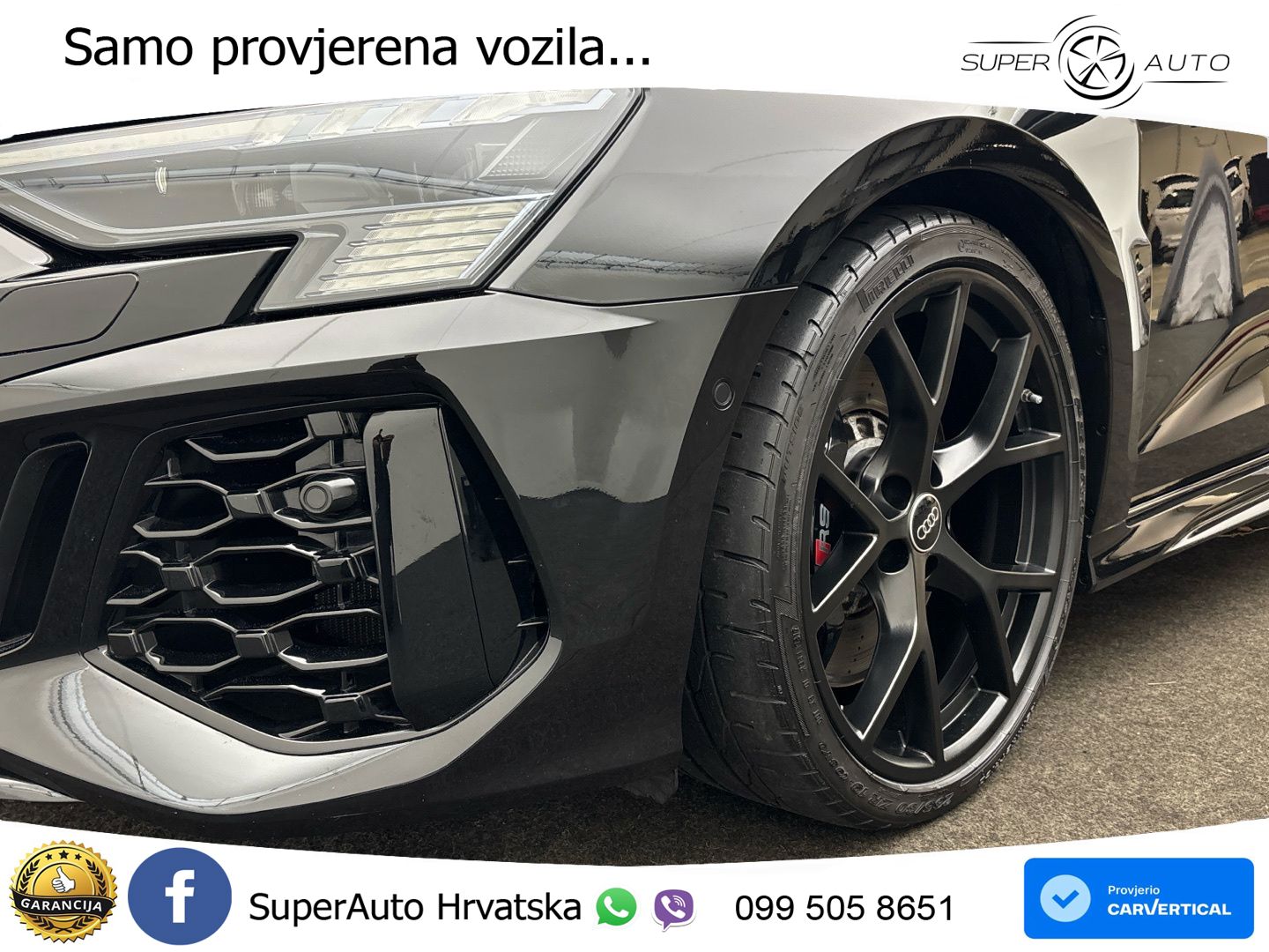 Audi RS3 Sedan 2.5 TFSI (400 KS) quattro S tronic LED+GR SJED+ACC
