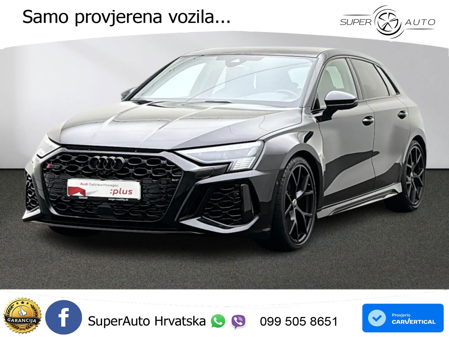 Audi RS3 Sedan 2.5 TFSI (400 KS) quattro S tronic LED+GR SJED+ACC