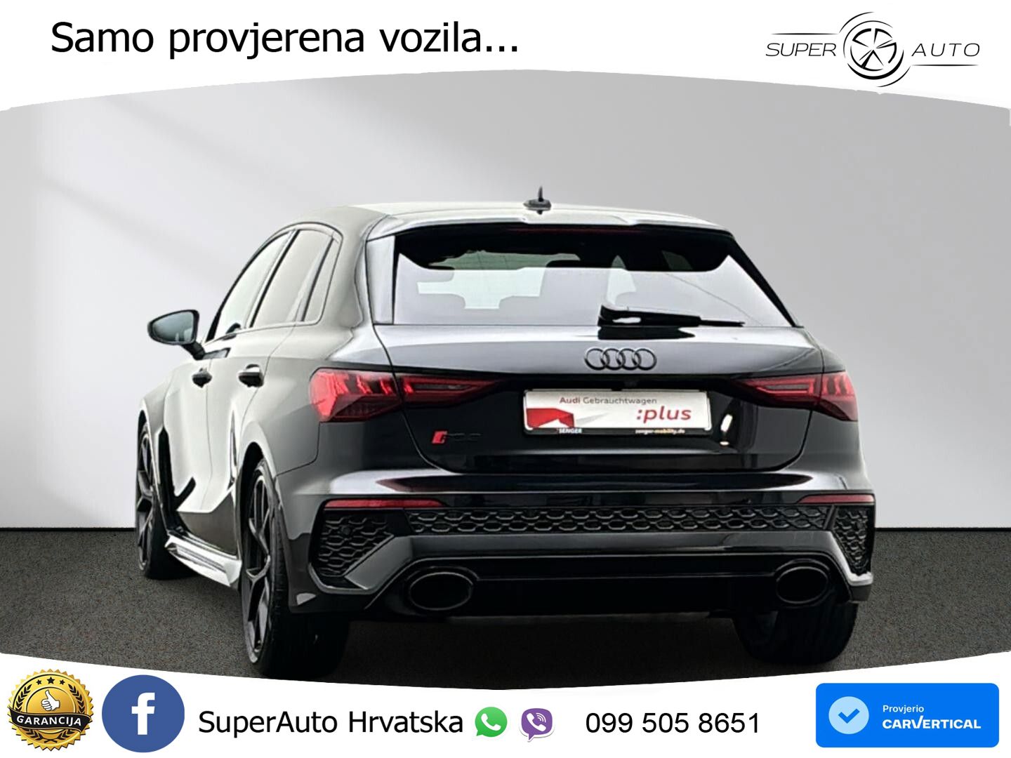 Audi RS3 Sedan 2.5 TFSI (400 KS) quattro S tronic LED+GR SJED+ACC
