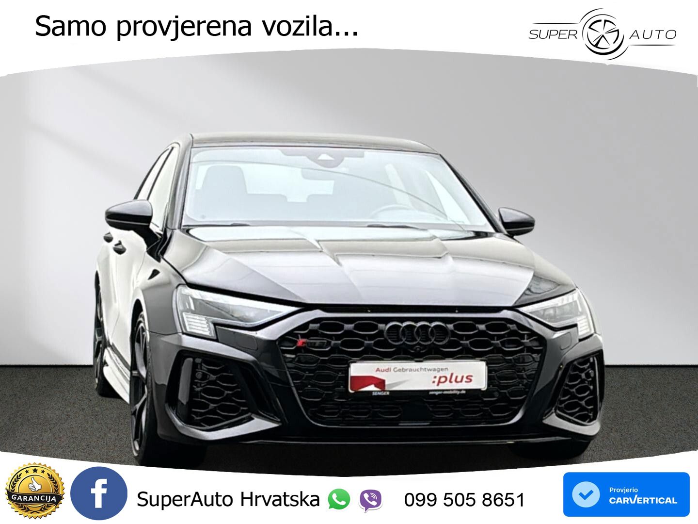 Audi RS3 Sedan 2.5 TFSI (400 KS) quattro S tronic LED+GR SJED+ACC