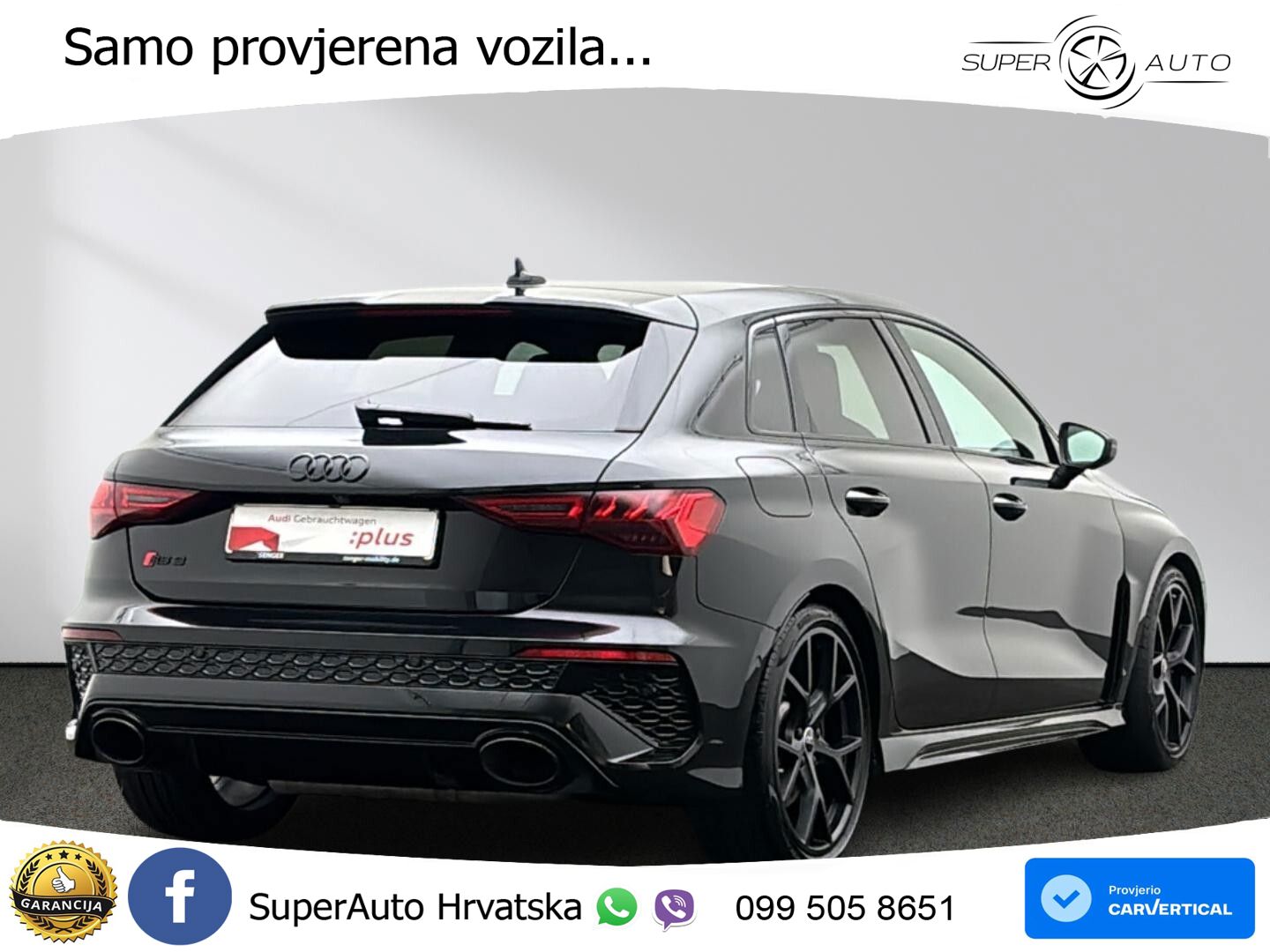 Audi RS3 Sedan 2.5 TFSI (400 KS) quattro S tronic LED+GR SJED+ACC