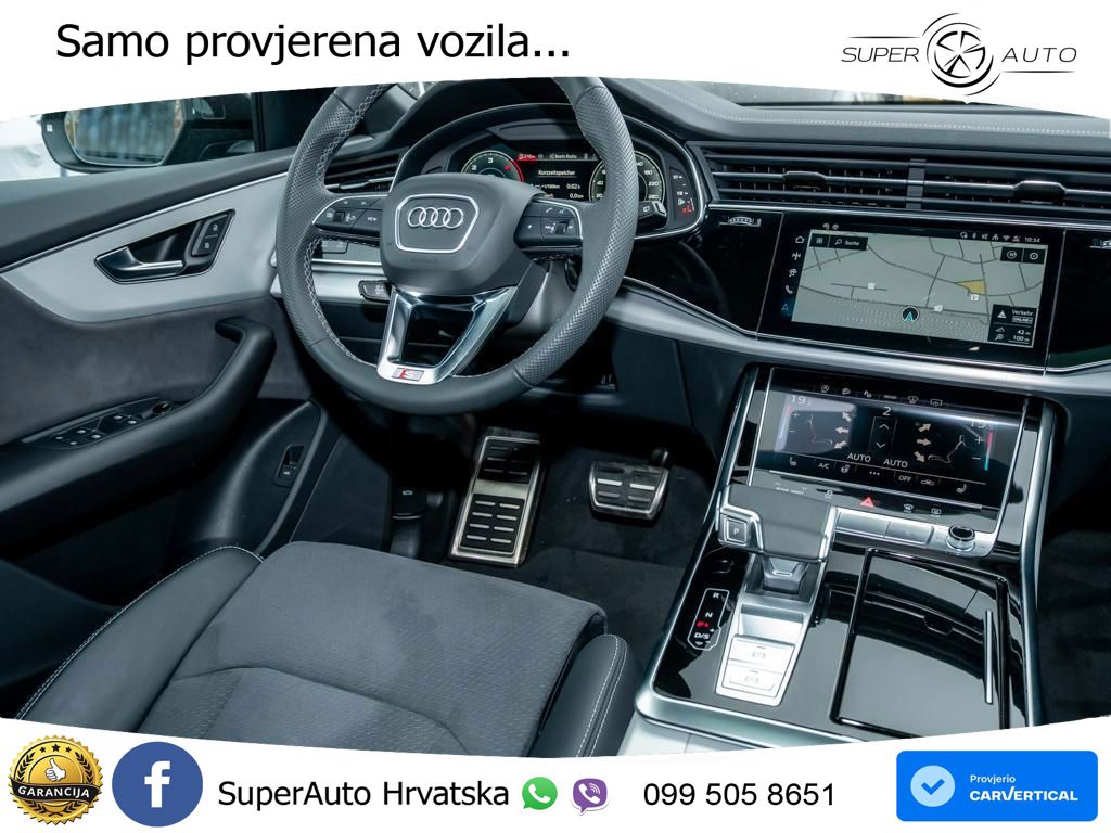 Audi Q8 50 TDI V6 (286 KS) quattro Tiptronic S line LED+GR SJED+ACC