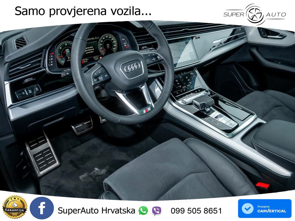 Audi Q8 50 TDI V6 (286 KS) quattro Tiptronic S line LED+GR SJED+ACC