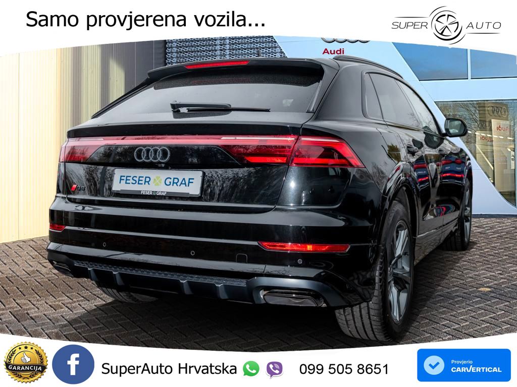 Audi Q8 50 TDI V6 (286 KS) quattro Tiptronic S line LED+GR SJED+ACC