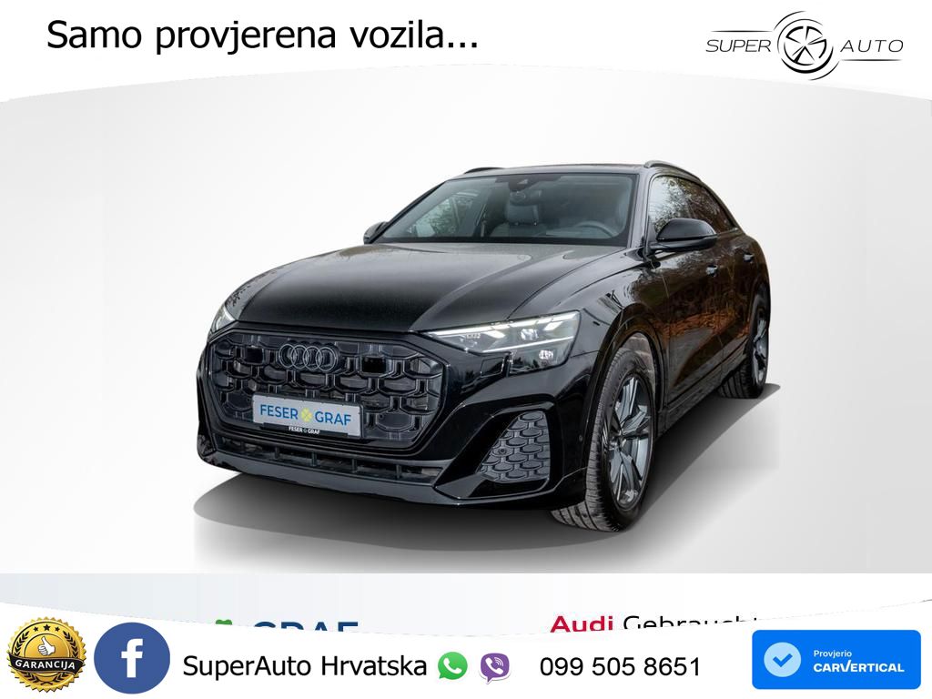 Audi Q8 50 TDI V6 (286 KS) quattro Tiptronic S line LED+GR SJED+ACC
