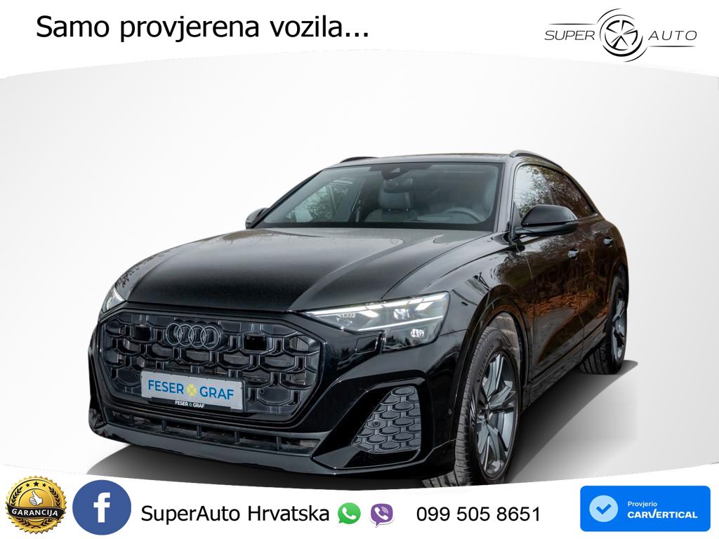 Audi Q8 50 TDI V6 (286 KS) quattro Tiptronic S line LED+GR SJED+ACC
