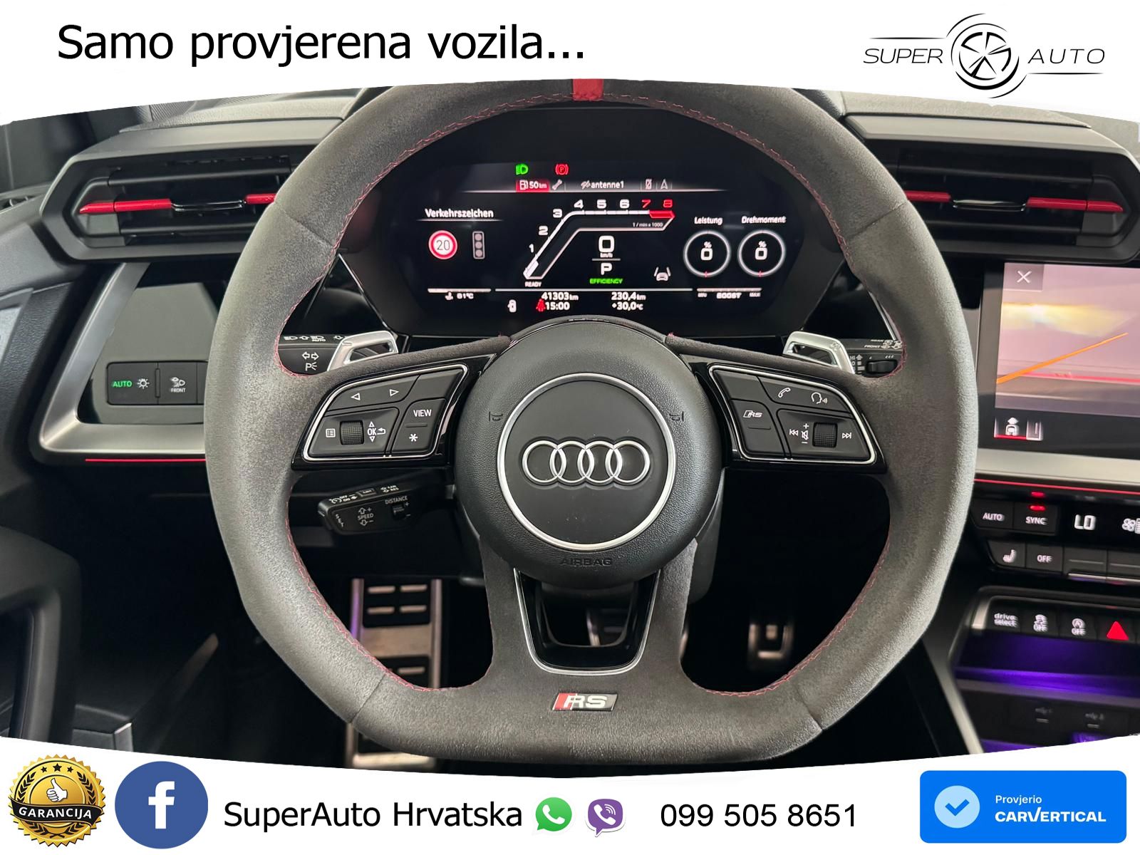 Audi RS3 Sedan 2.5 TFSI (400 KS) quattro S tronic LED+GR SJED+ACC