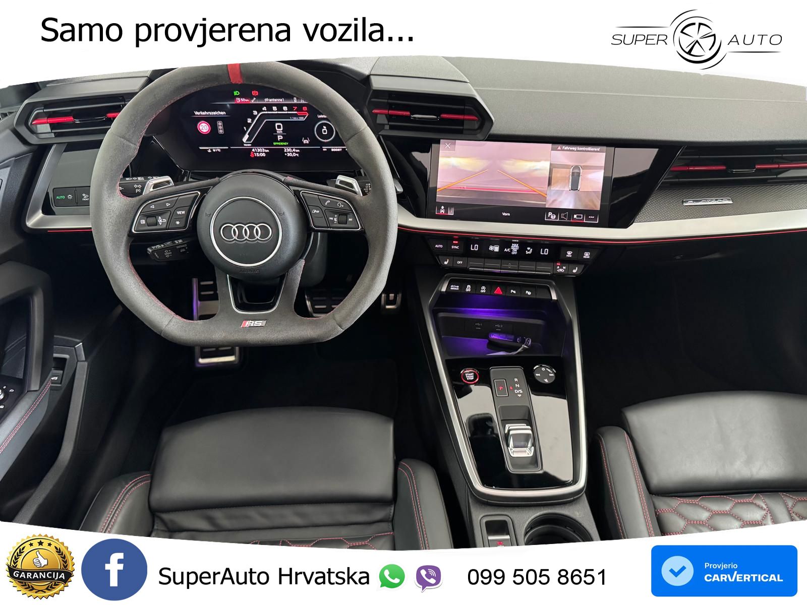 Audi RS3 Sedan 2.5 TFSI (400 KS) quattro S tronic LED+GR SJED+ACC