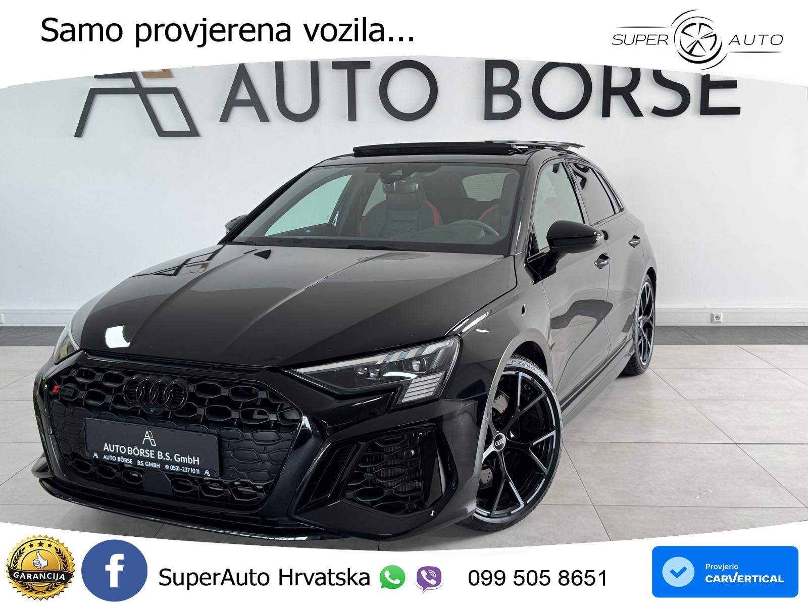Audi RS3 Sedan 2.5 TFSI (400 KS) quattro S tronic LED+GR SJED+ACC