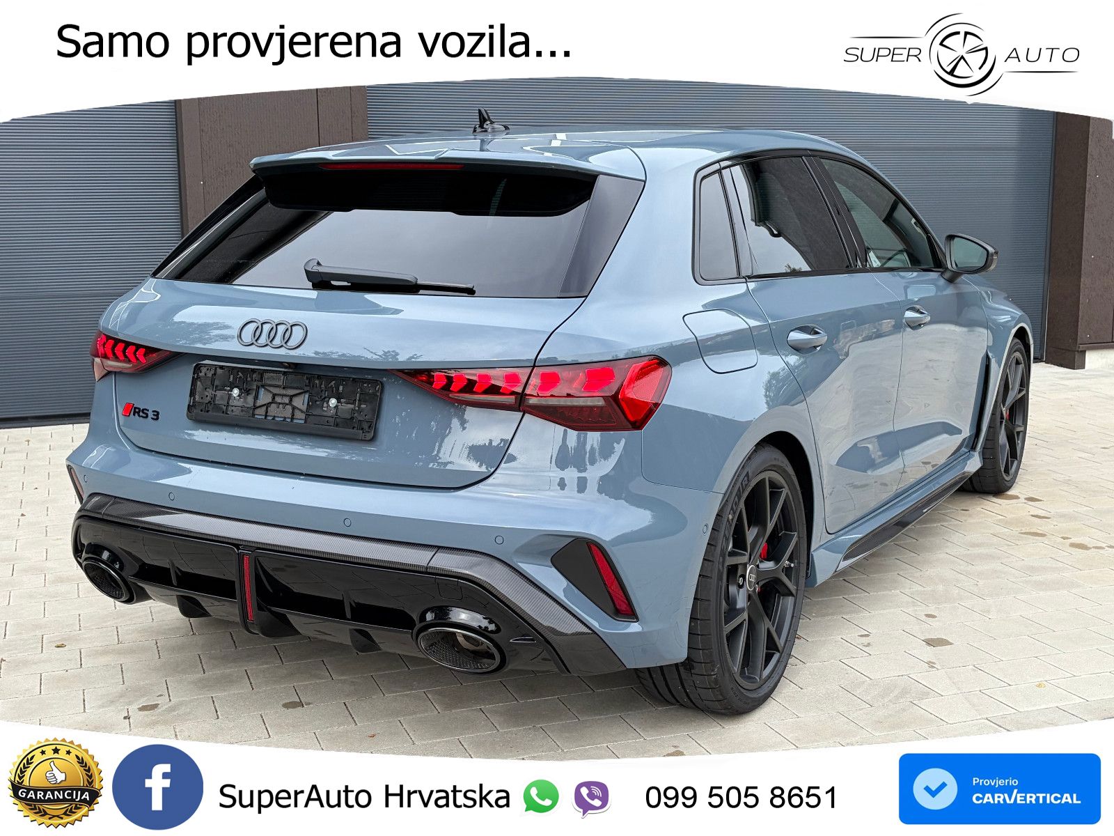 Audi RS3 Sedan 2.5 TFSI (400 KS) quattro S tronic LED+GR SJED+ACC