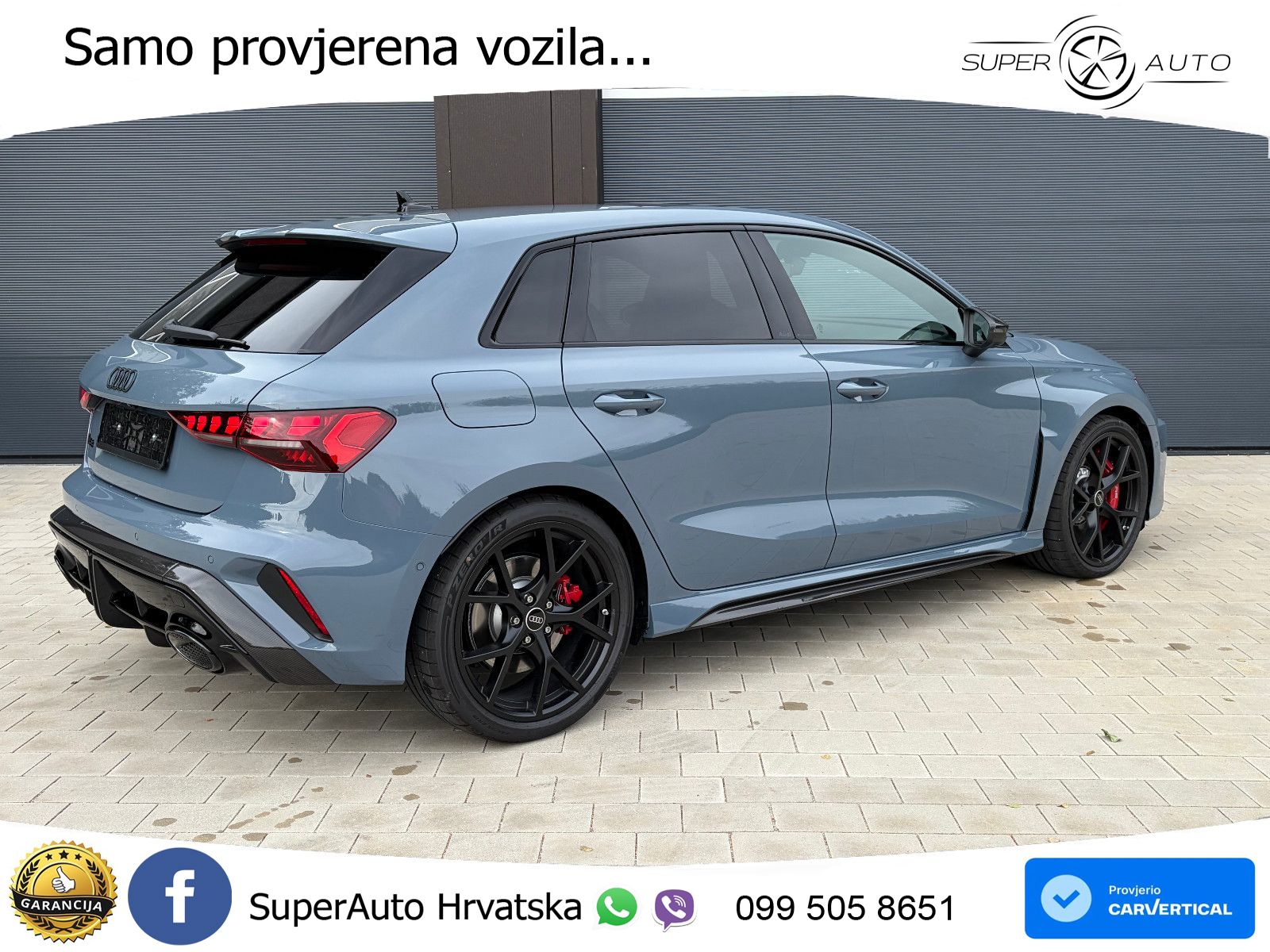 Audi RS3 Sedan 2.5 TFSI (400 KS) quattro S tronic LED+GR SJED+ACC