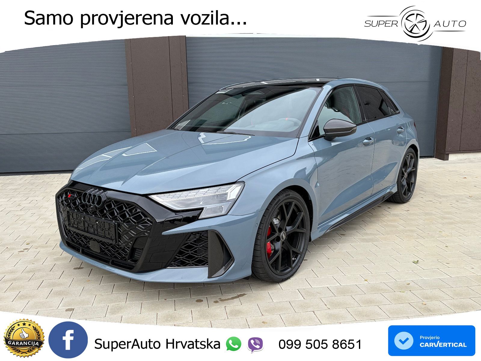 Audi RS3 Sedan 2.5 TFSI (400 KS) quattro S tronic LED+GR SJED+ACC