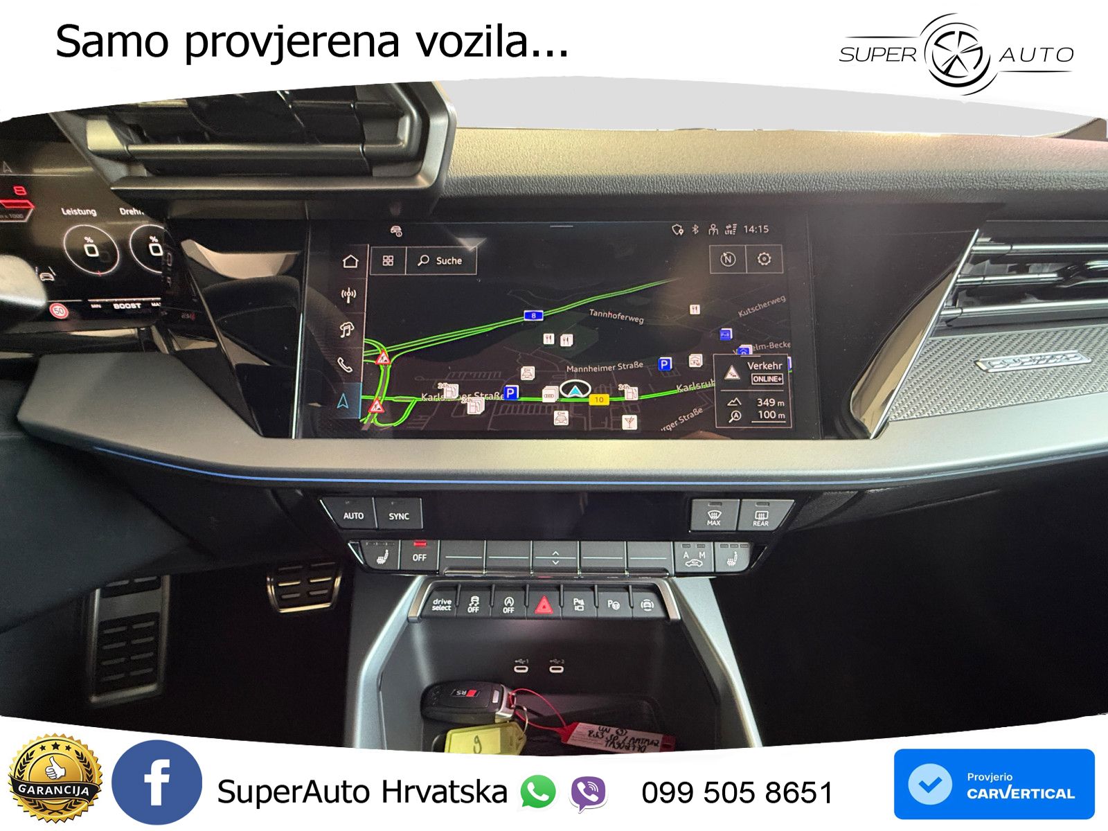 Audi RS3 Sedan 2.5 TFSI (400 KS) quattro S tronic LED+GR SJED+ACC