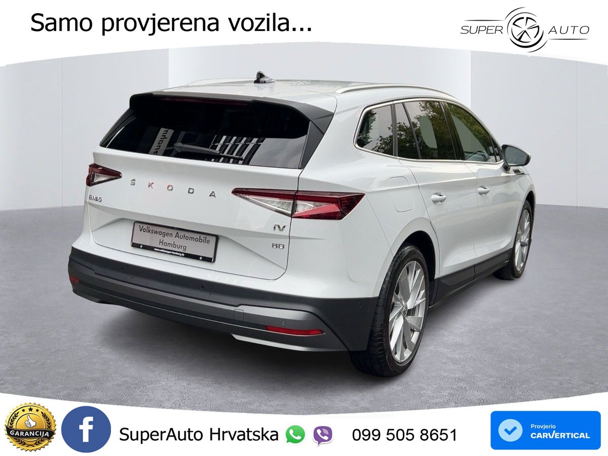 Škoda Enyaq iV 80 82 kWh (204 KS) Suite LED+GR SJED+ACC