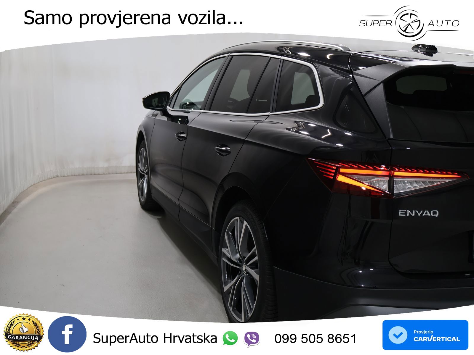 Škoda Enyaq iV 80x 82 kWh (265 KS) AWD Suite LED+GR SJED+ACC