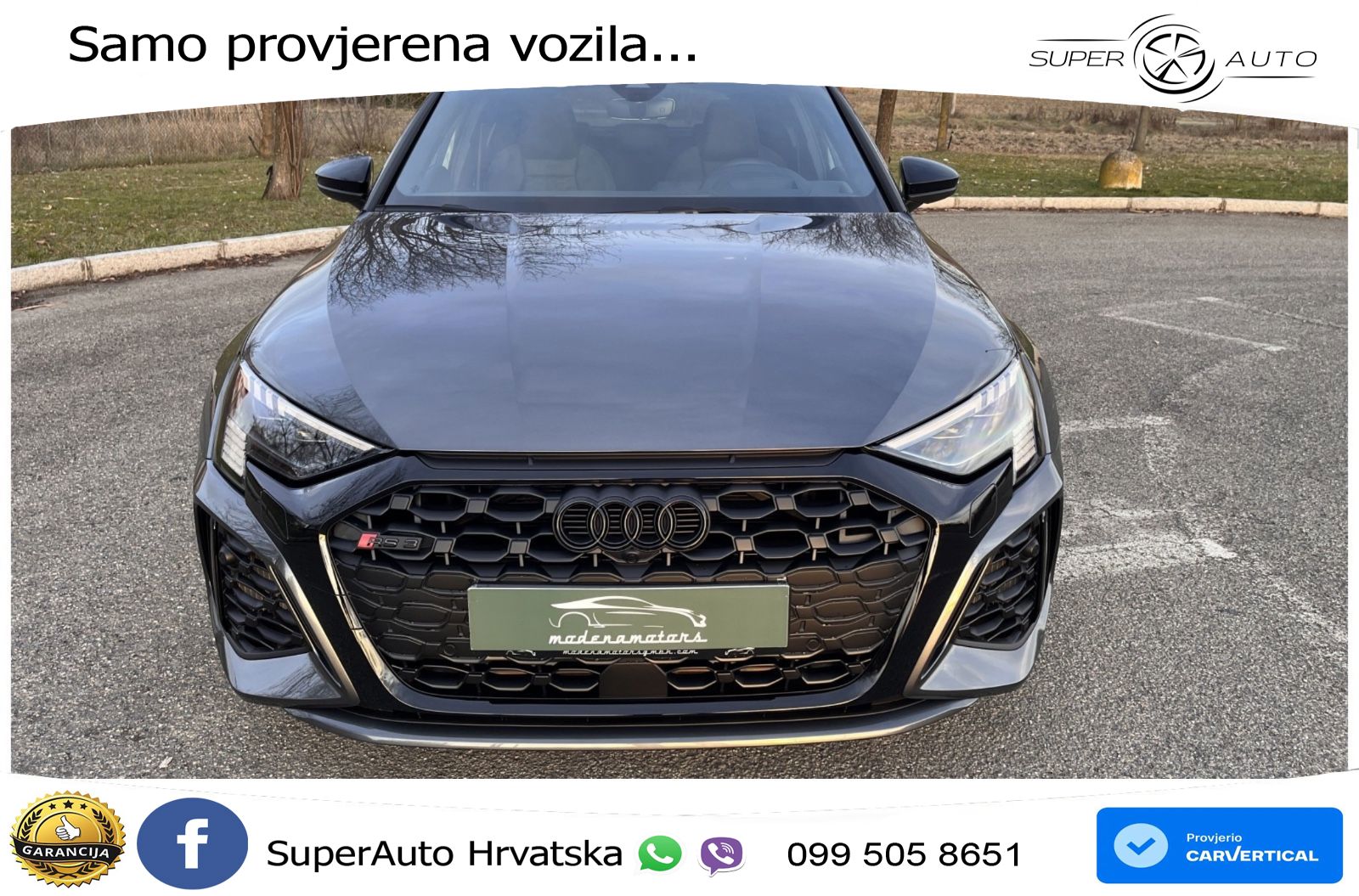 Audi RS3 Sedan 2.5 TFSI (400 KS) quattro S tronic LED+GR SJED+ACC