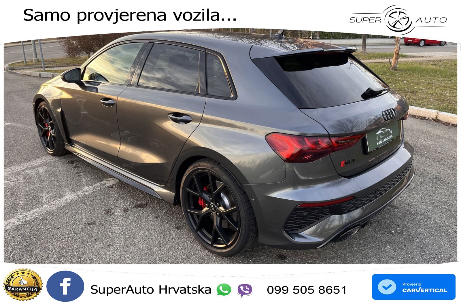 Audi RS3 Sedan 2.5 TFSI (400 KS) quattro S tronic LED+GR SJED+ACC