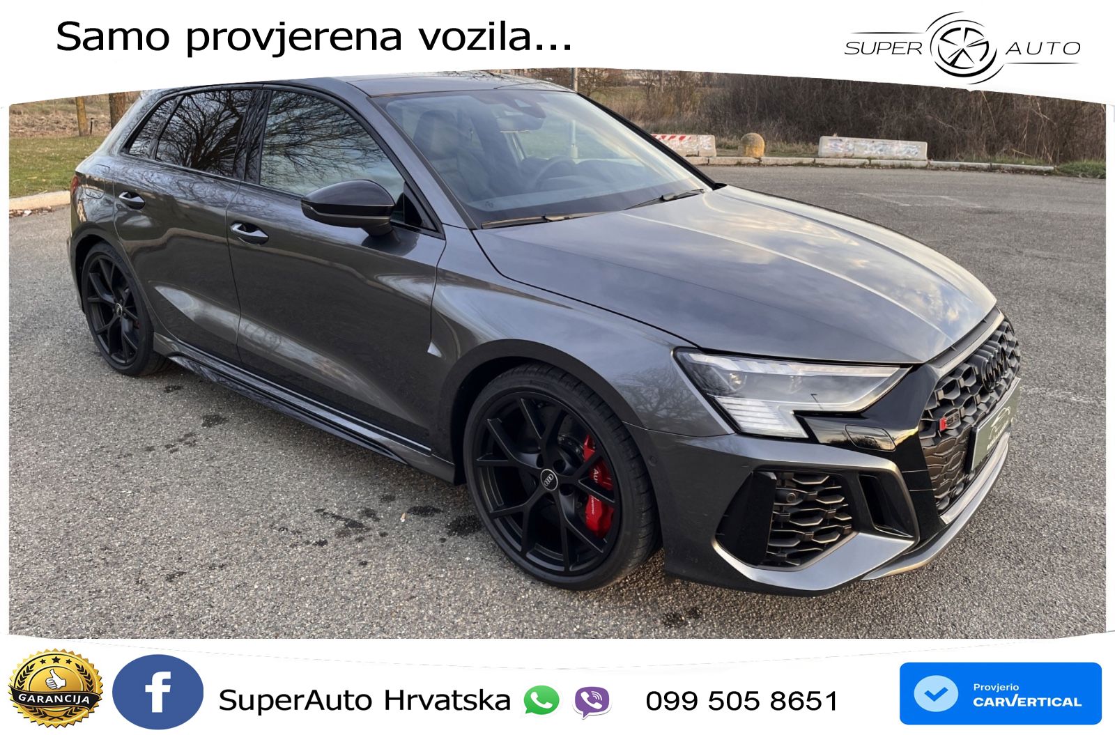 Audi RS3 Sedan 2.5 TFSI (400 KS) quattro S tronic LED+GR SJED+ACC