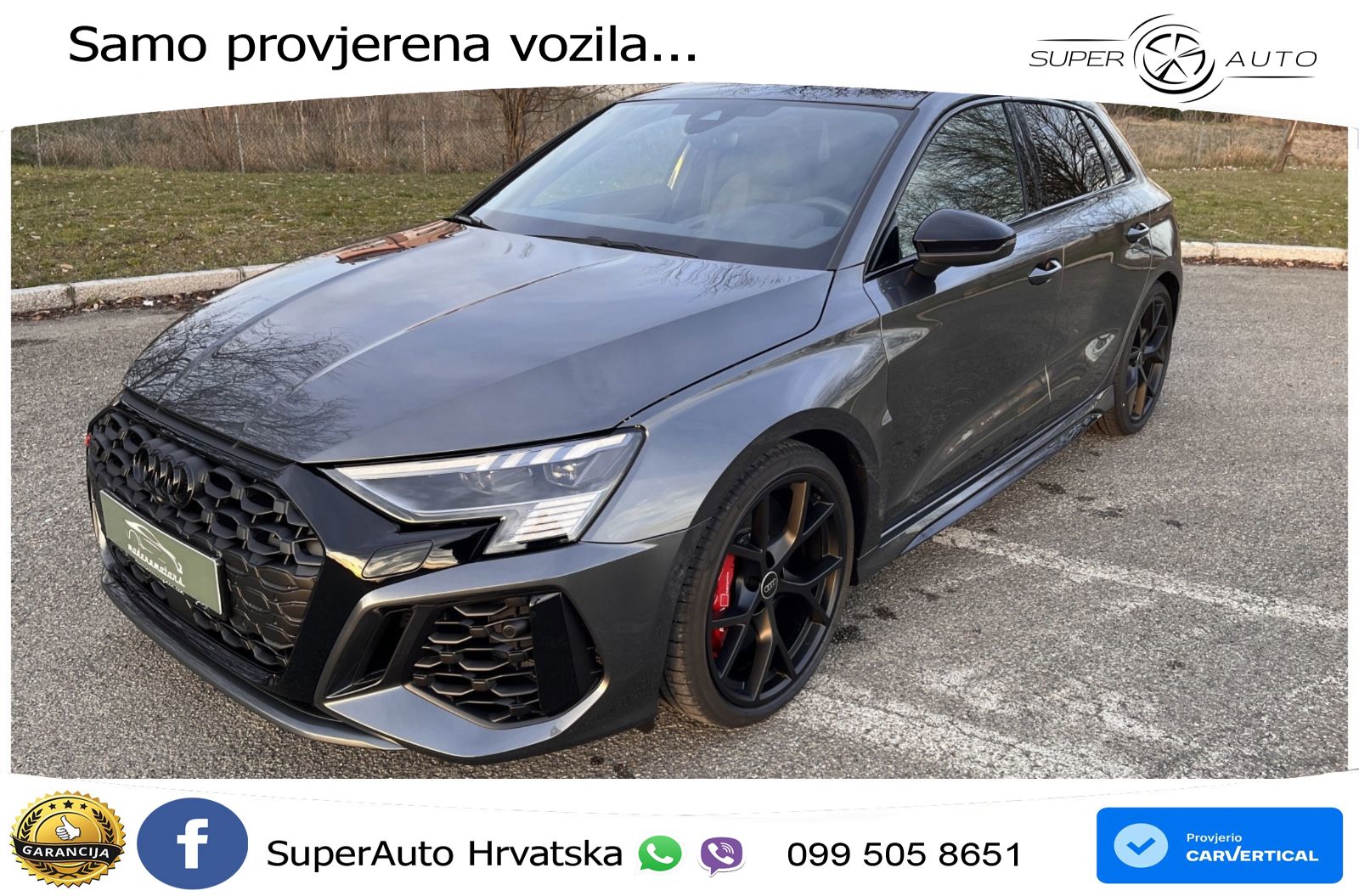 Audi RS3 Sedan 2.5 TFSI (400 KS) quattro S tronic LED+GR SJED+ACC