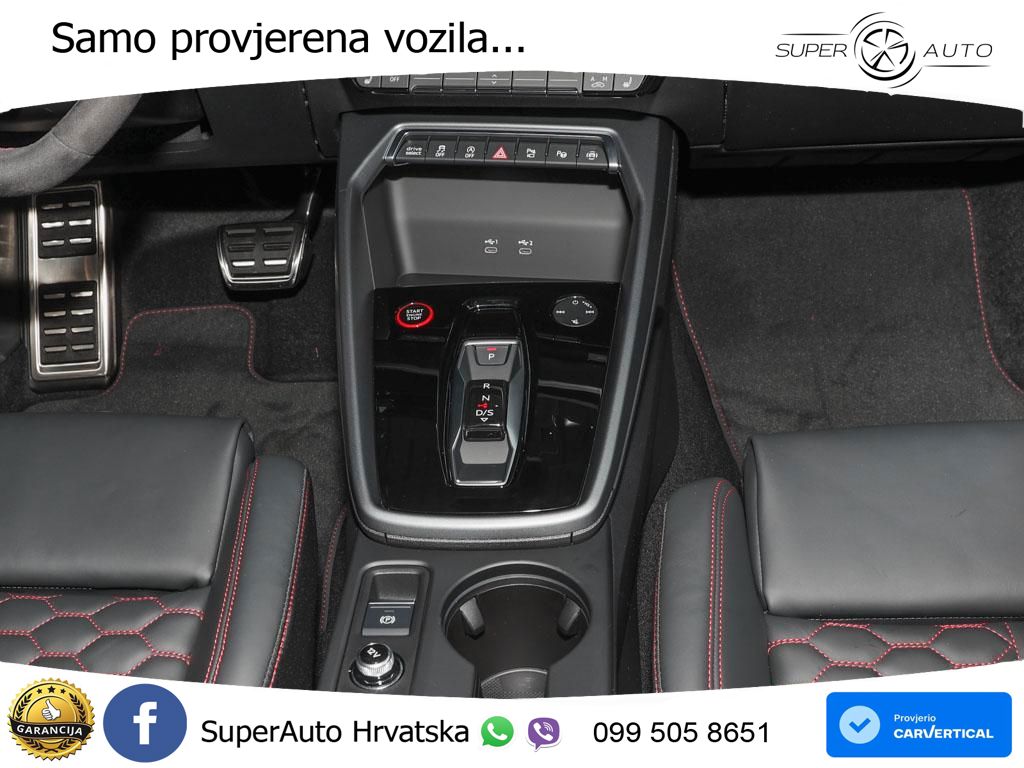 Audi RS3 Sedan 2.5 TFSI (400 KS) quattro S tronic LED+GR SJED+ACC
