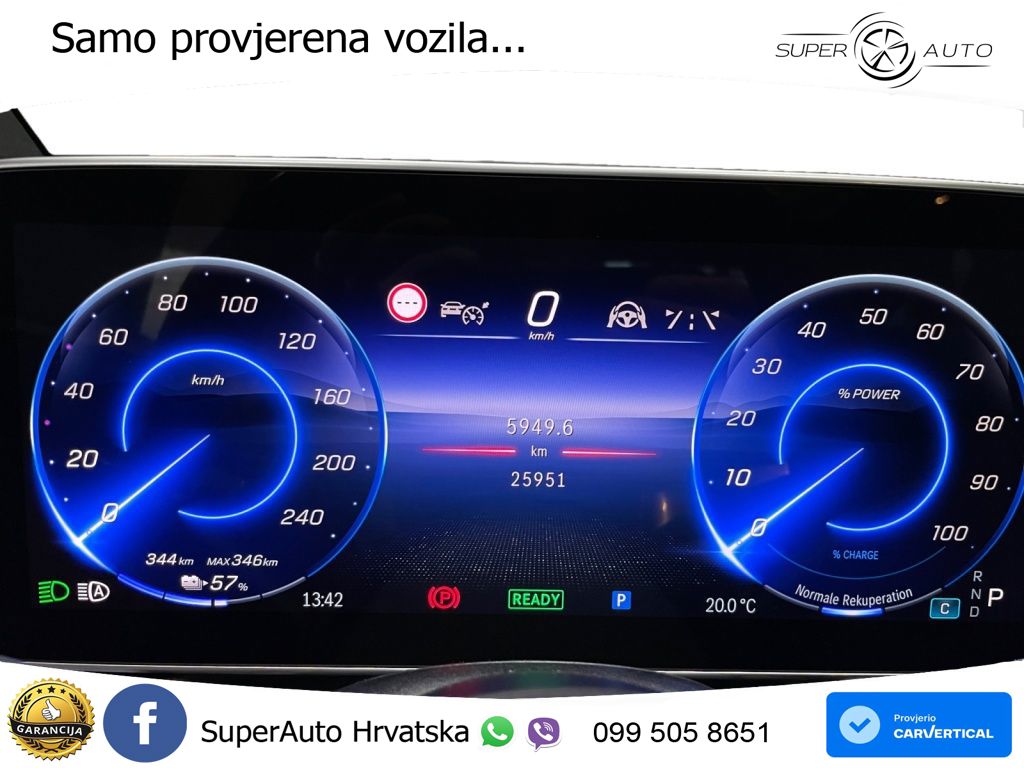 Mercedes EQE 350 100 kWh (320 KS) 4MATIC AMG ACC+GR SJED+360+PANO