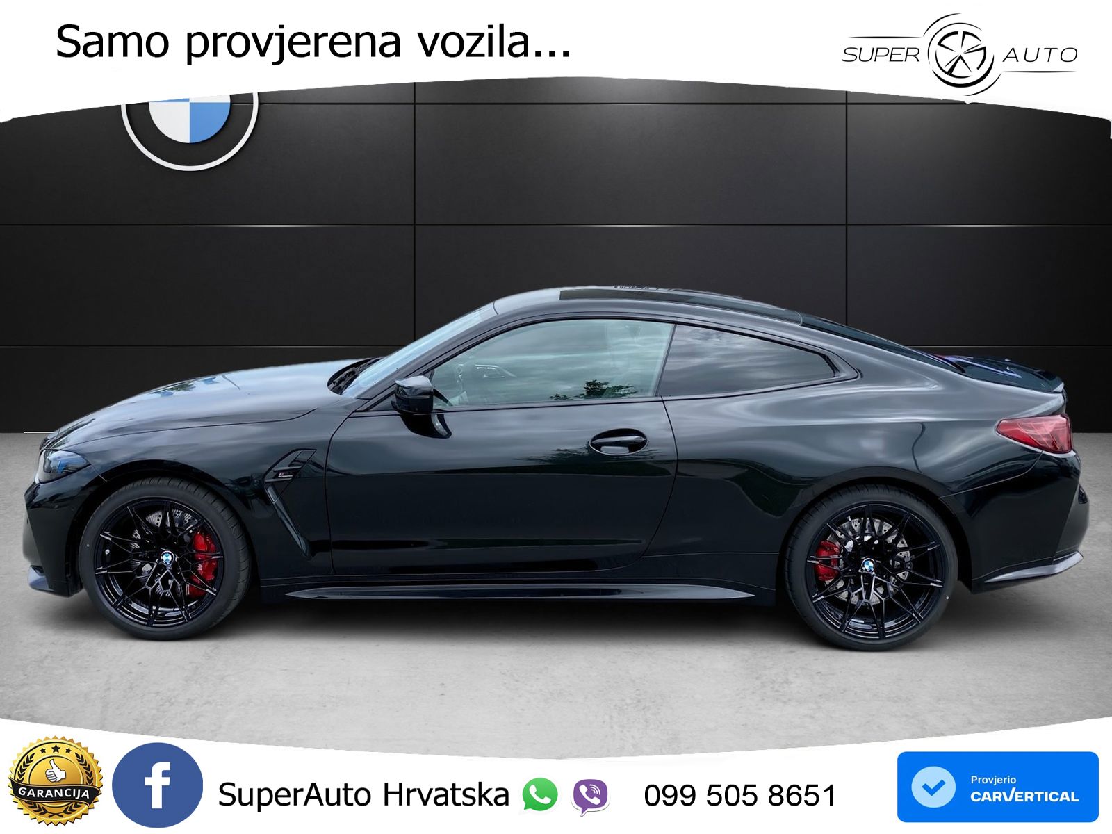 BMW M4 Competition 3.0 (530 KS) xDrive Steptronic LED+GR SJED+ACC