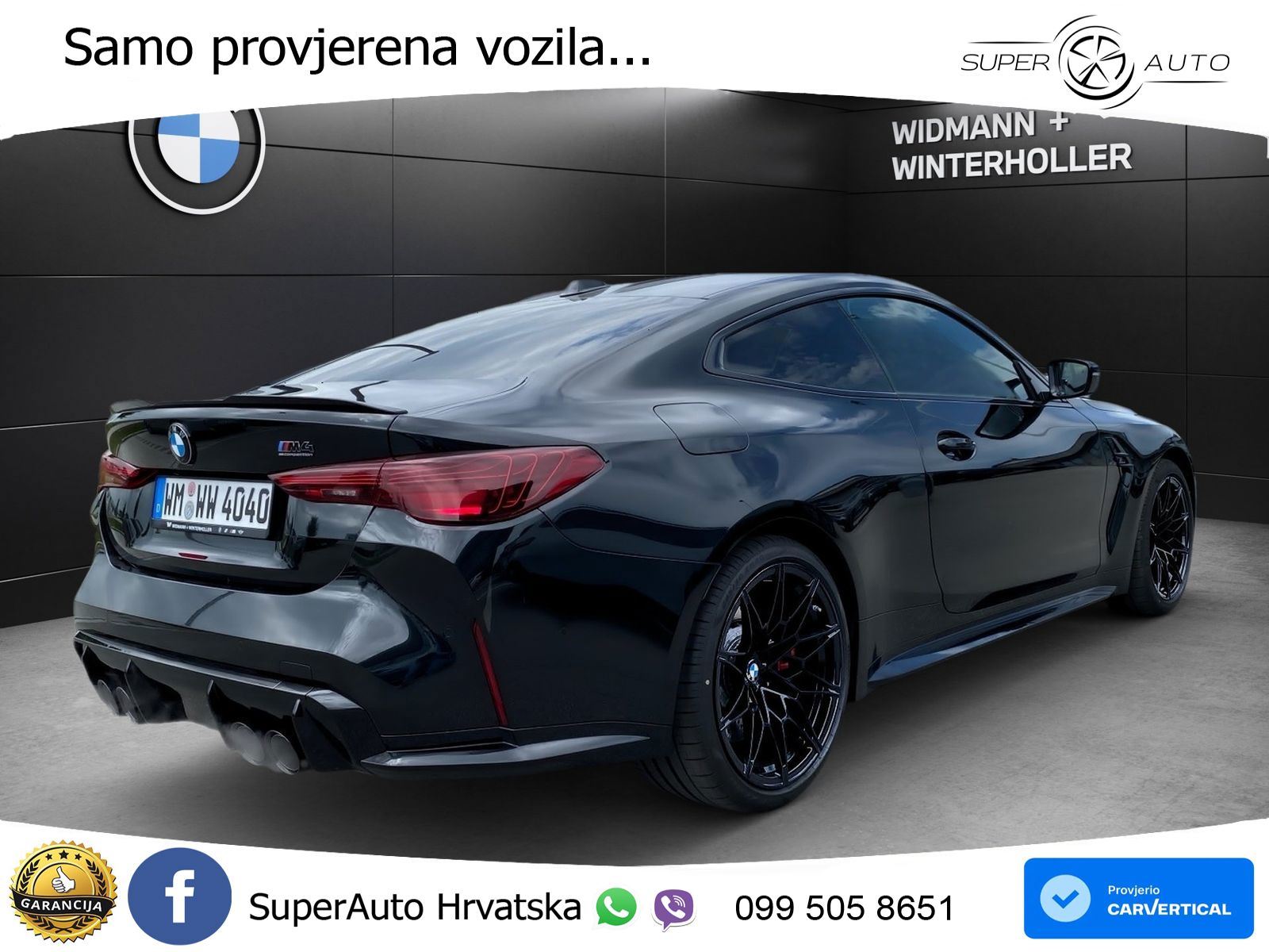 BMW M4 Competition 3.0 (530 KS) xDrive Steptronic LED+GR SJED+ACC