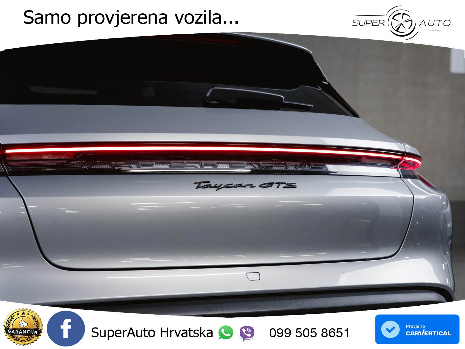 Porsche Taycan Sport Turismo GTS Performance Plus 93.4 kWh (598 KS)