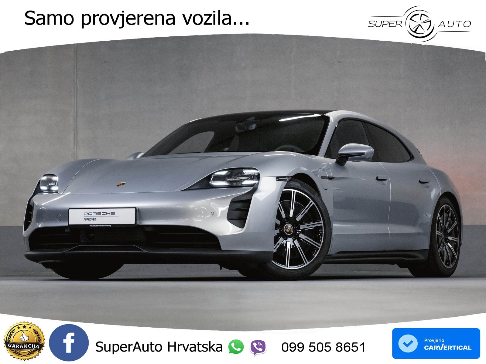 Porsche Taycan Sport Turismo GTS Performance Plus 93.4 kWh (598 KS)