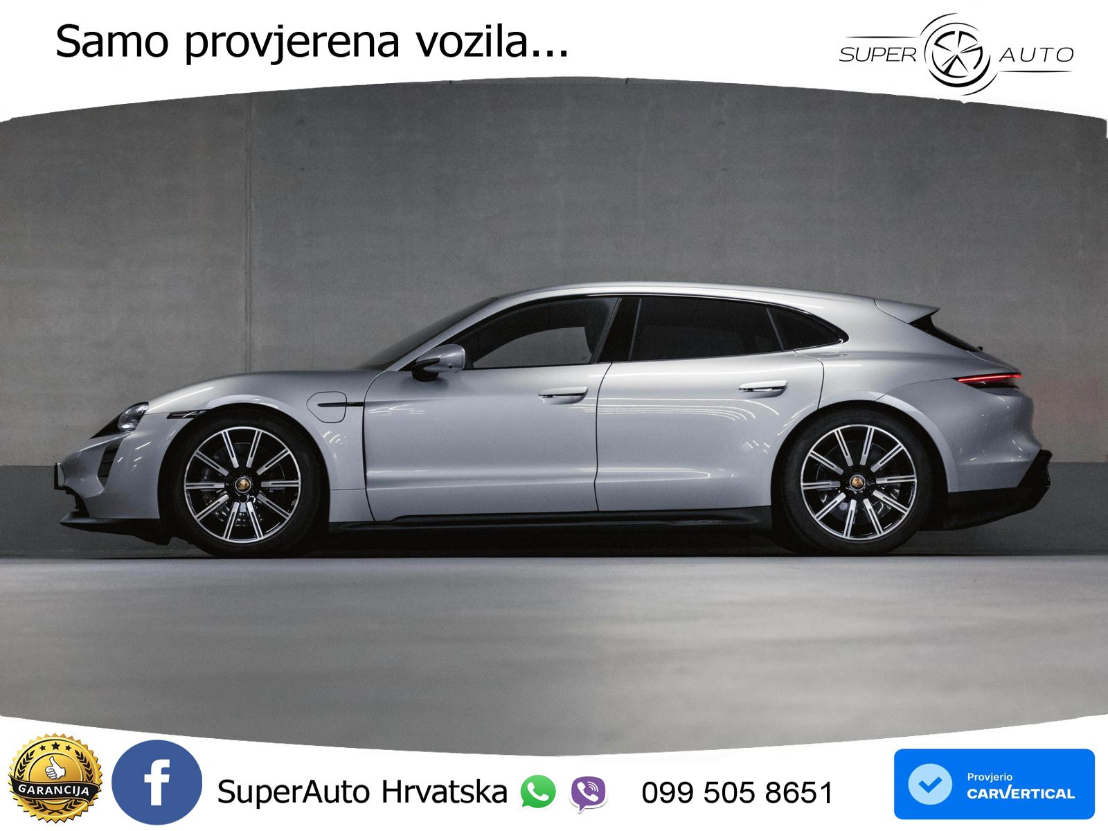Porsche Taycan Sport Turismo GTS Performance Plus 93.4 kWh (598 KS)