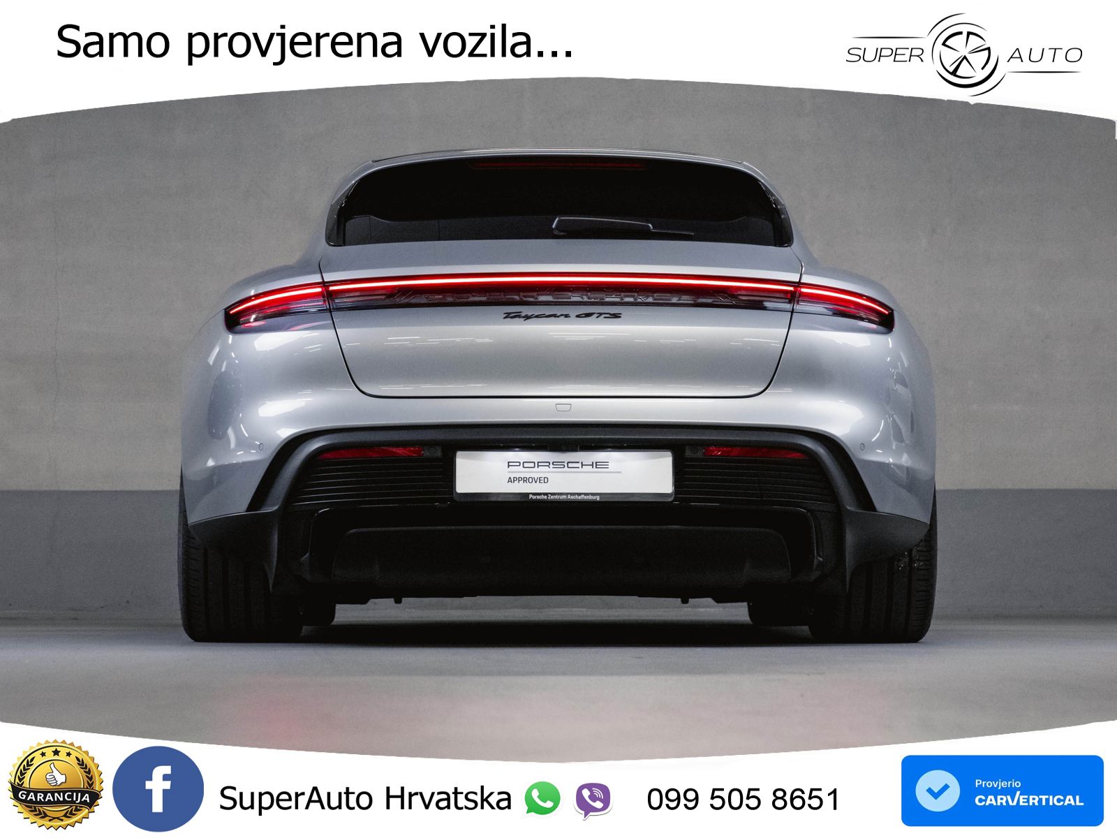 Porsche Taycan Sport Turismo GTS Performance Plus 93.4 kWh (598 KS)
