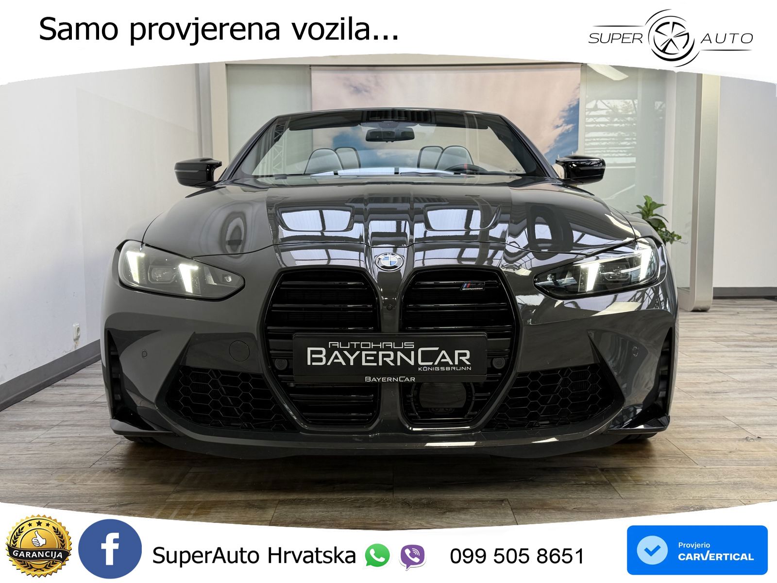 BMW M4 Convertible Competition 3.0 (530 KS) xDrive Steptronic LED+GR SJED+ACC