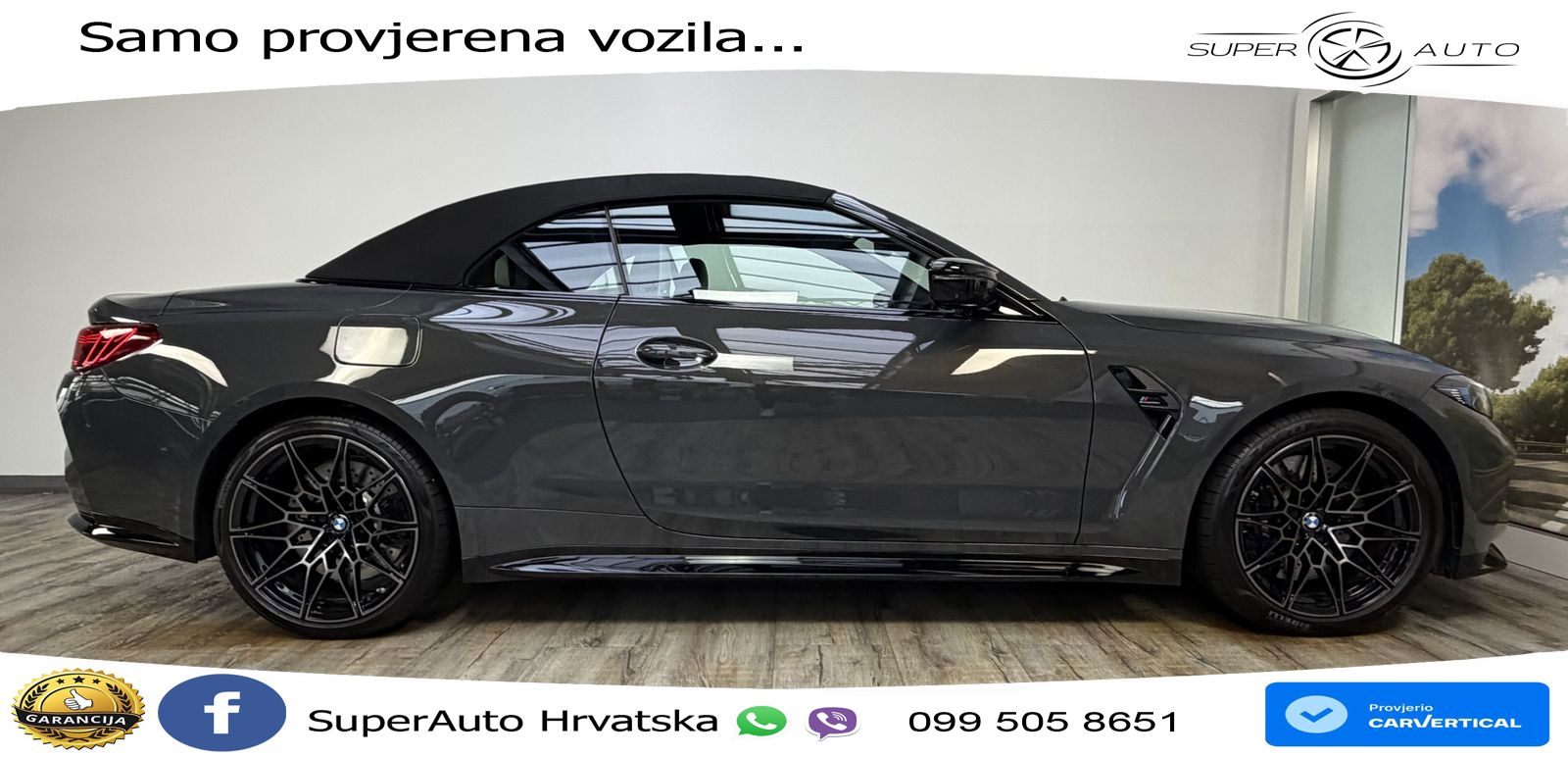BMW M4 Convertible Competition 3.0 (530 KS) xDrive Steptronic LED+GR SJED+ACC