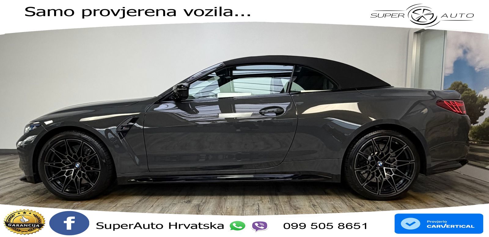 BMW M4 Convertible Competition 3.0 (530 KS) xDrive Steptronic LED+GR SJED+ACC