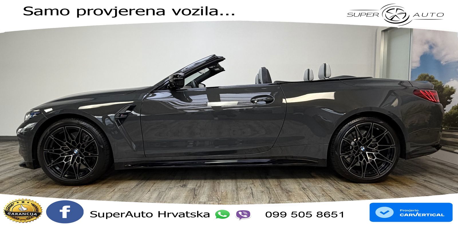 BMW M4 Convertible Competition 3.0 (530 KS) xDrive Steptronic LED+GR SJED+ACC