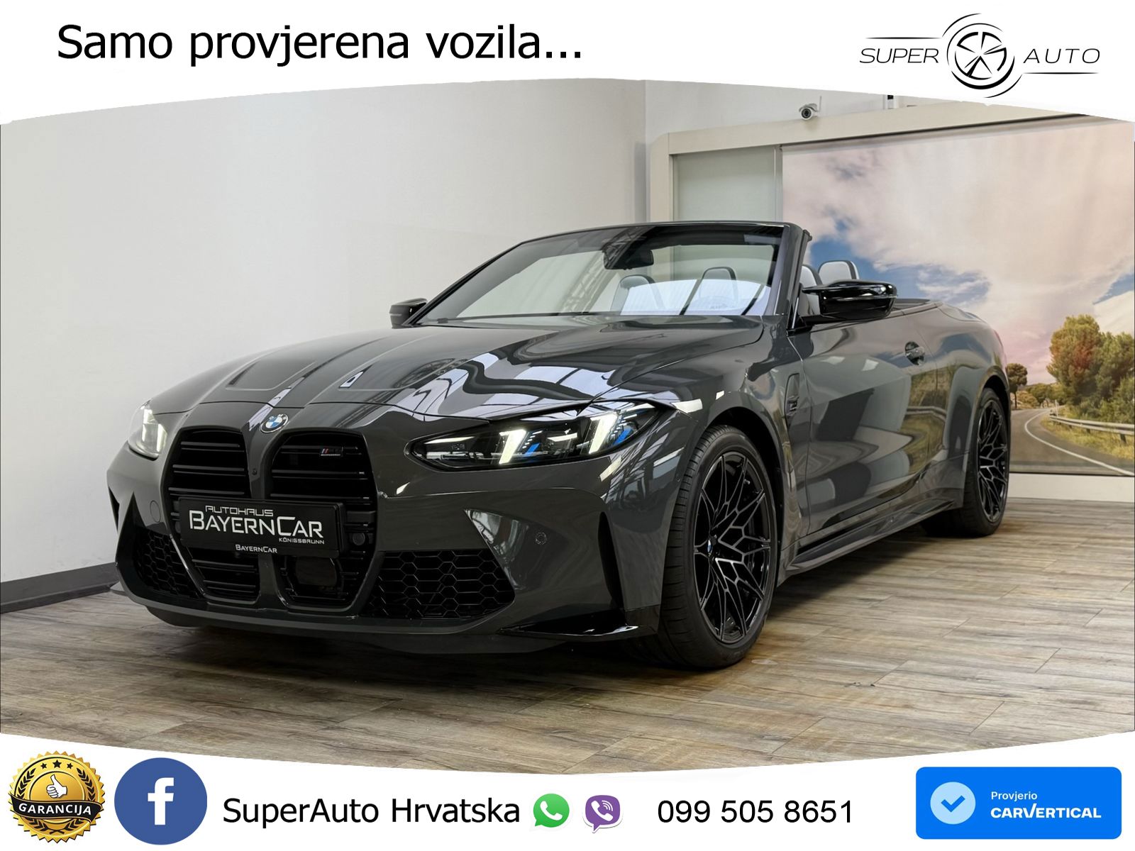 BMW M4 Convertible Competition 3.0 (530 KS) xDrive Steptronic LED+GR SJED+ACC