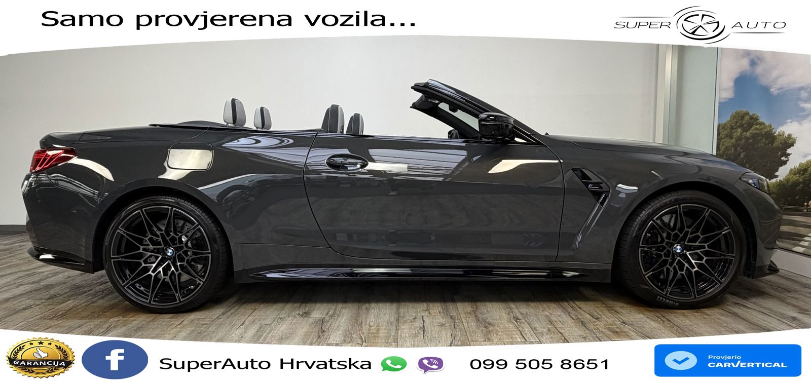 BMW M4 Convertible Competition 3.0 (530 KS) xDrive Steptronic LED+GR SJED+ACC