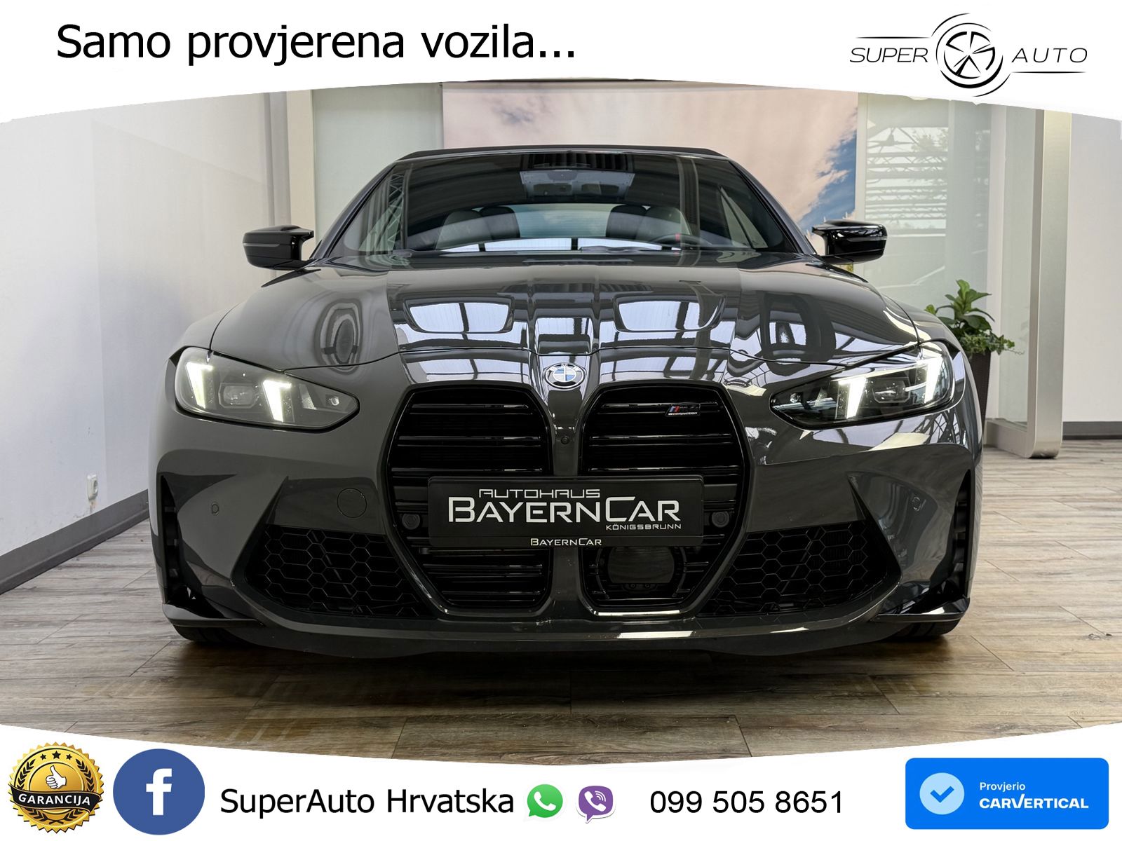 BMW M4 Convertible Competition 3.0 (530 KS) xDrive Steptronic LED+GR SJED+ACC