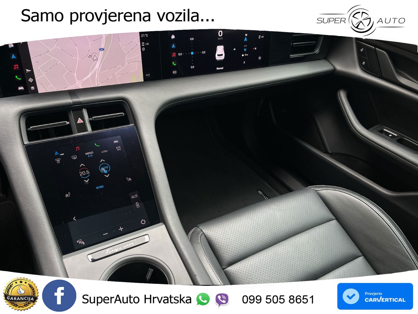 Porsche Taycan Sport Turismo Performance 79.2 kWh (408 KS)