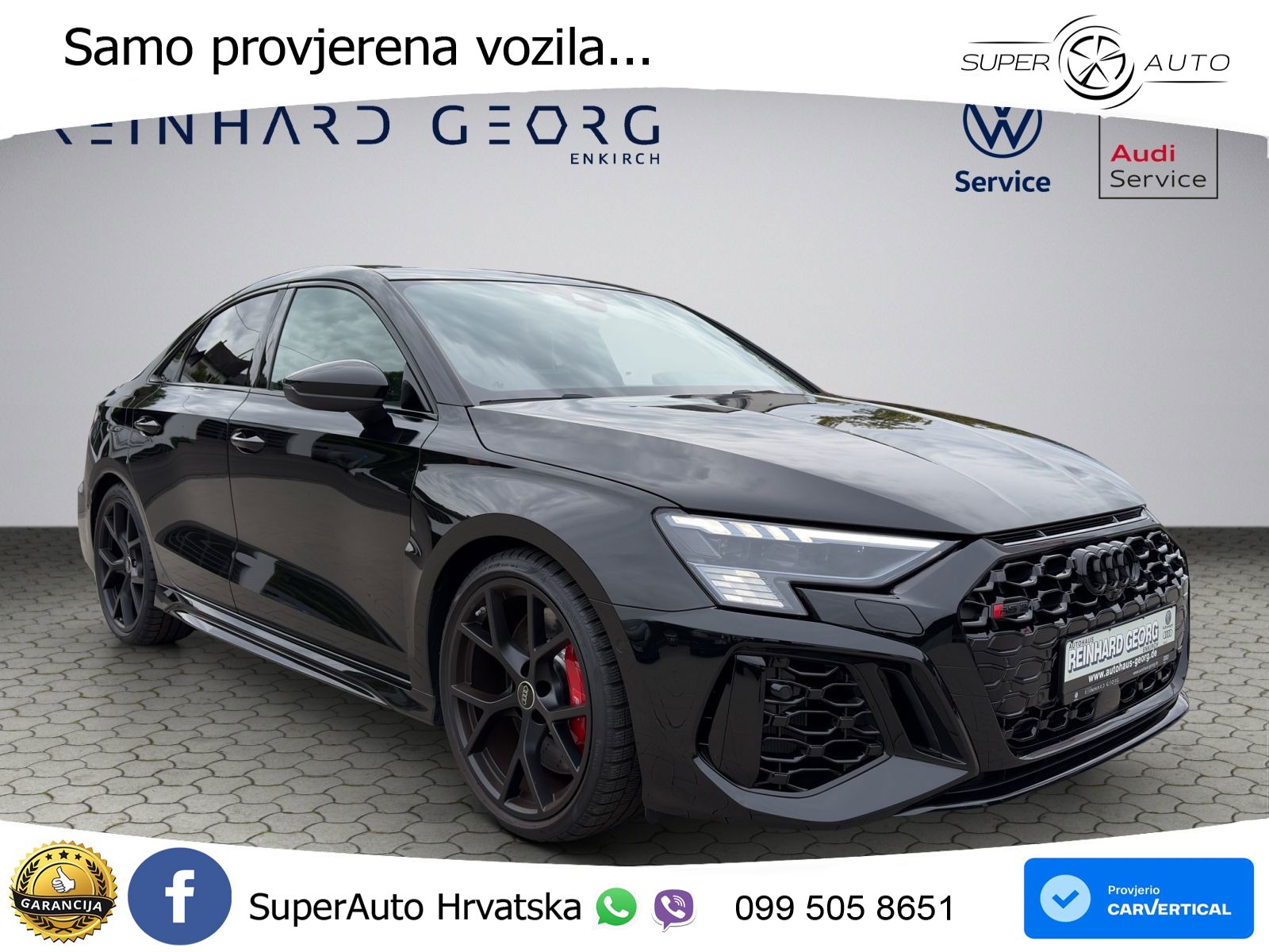 Audi RS3 Sedan 2.5 TFSI (400 KS) quattro S tronic LED+GR SJED+ACC