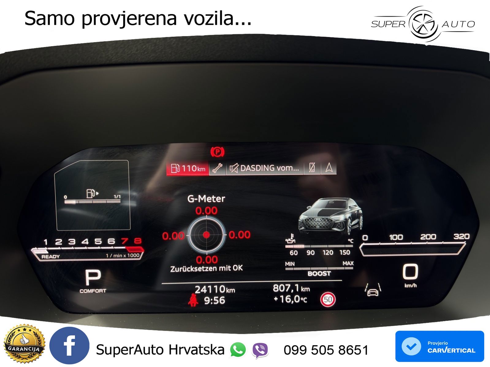 Audi RS3 Sedan 2.5 TFSI (400 KS) quattro S tronic LED+GR SJED+ACC