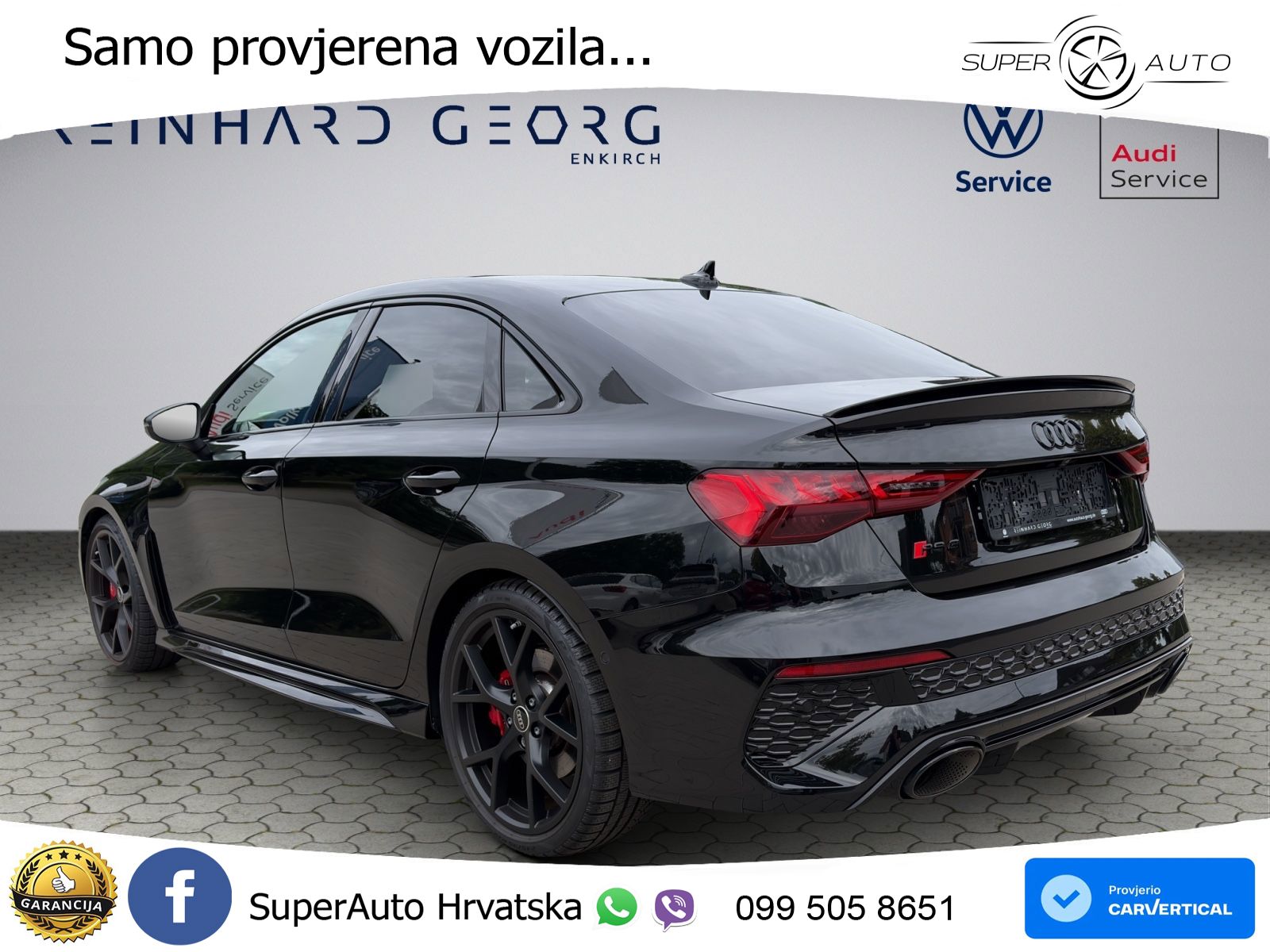 Audi RS3 Sedan 2.5 TFSI (400 KS) quattro S tronic LED+GR SJED+ACC