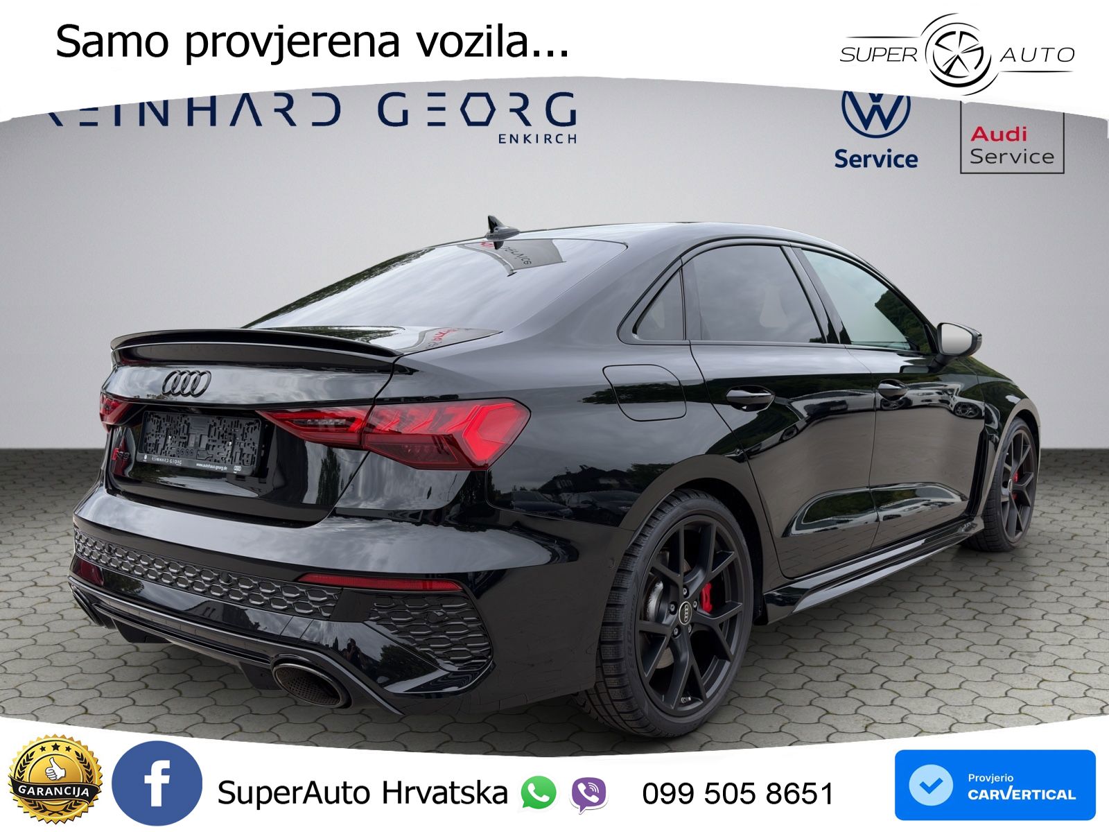 Audi RS3 Sedan 2.5 TFSI (400 KS) quattro S tronic LED+GR SJED+ACC
