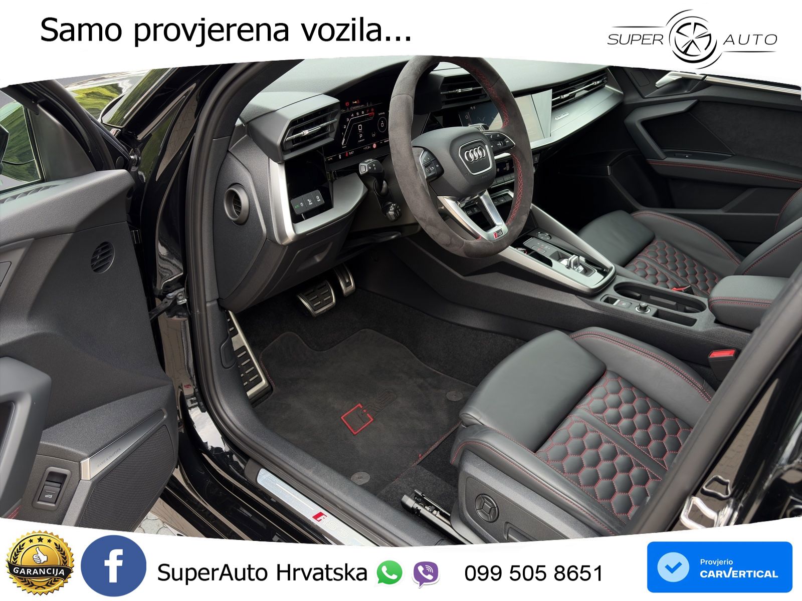 Audi RS3 Sedan 2.5 TFSI (400 KS) quattro S tronic LED+GR SJED+ACC