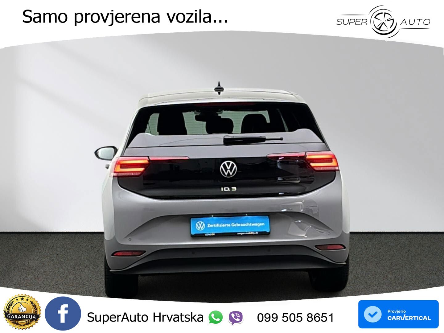 Volkswagen ID.3 Pro 62 kWh (204 KS) LED+GR SJED+ACC