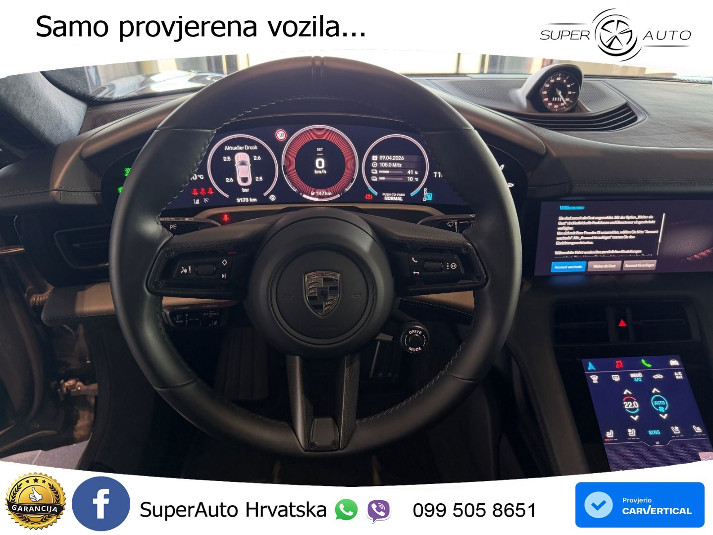 Porsche Taycan Turbo 105 kWh (884 KS)