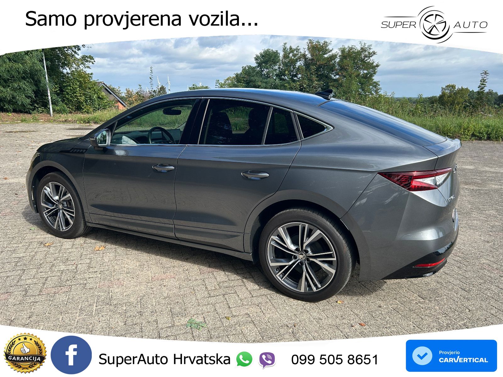 Škoda Enyaq Coupe iV 80 82 kWh (204 KS) LED+GR SJED+ACC